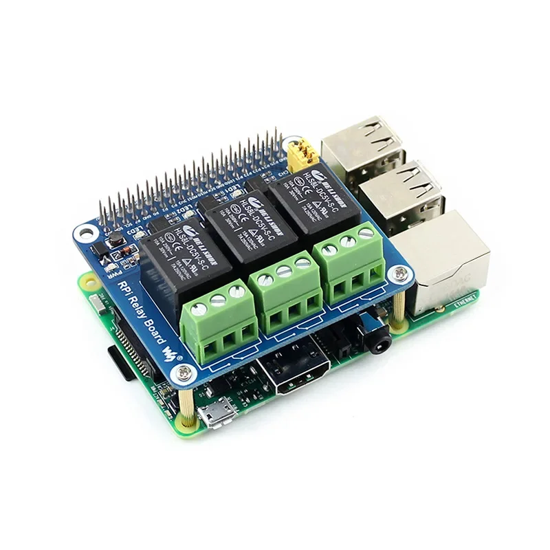 

5B Relay Expansion Board pi5 Function Module Smart Home Compatible Raspberry Pi4B