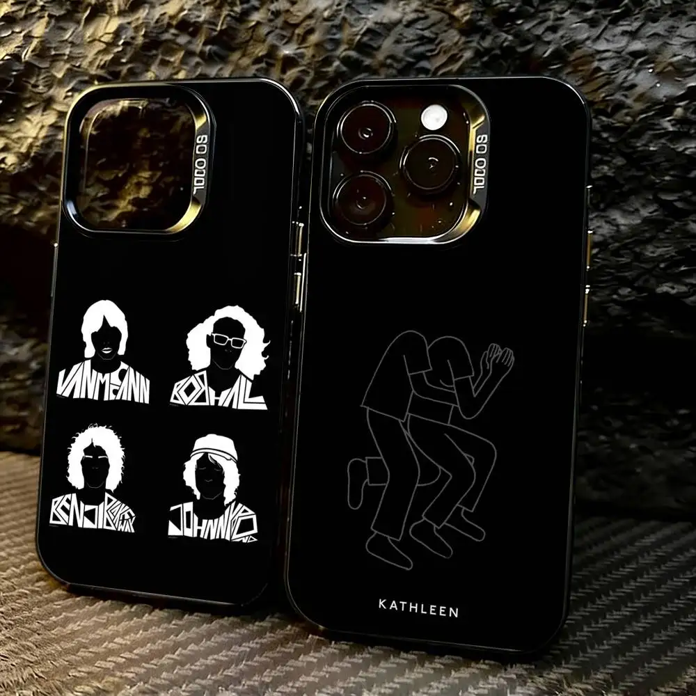 

C-Catfish and the B-Bottlemen Phone Case For iPhone 17,16,15,14,13,12,11 Plus,Pro Max,XS,Colorful Silver Black Cover