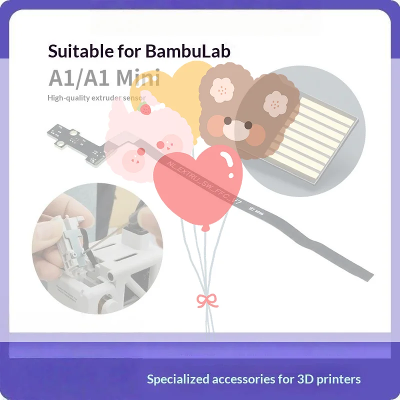 For Bambu Lab A1 A1mini Hotend Extruder Filament Sensor Hall Switch Board For Bambulab A1 Accessories 3D Printer Parts