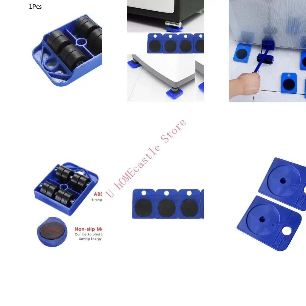 63HF 1Pc Moves Furniture Tool Heavy Stuffs Transport Lifter Moving Wheel Slider Remover Roller Mover