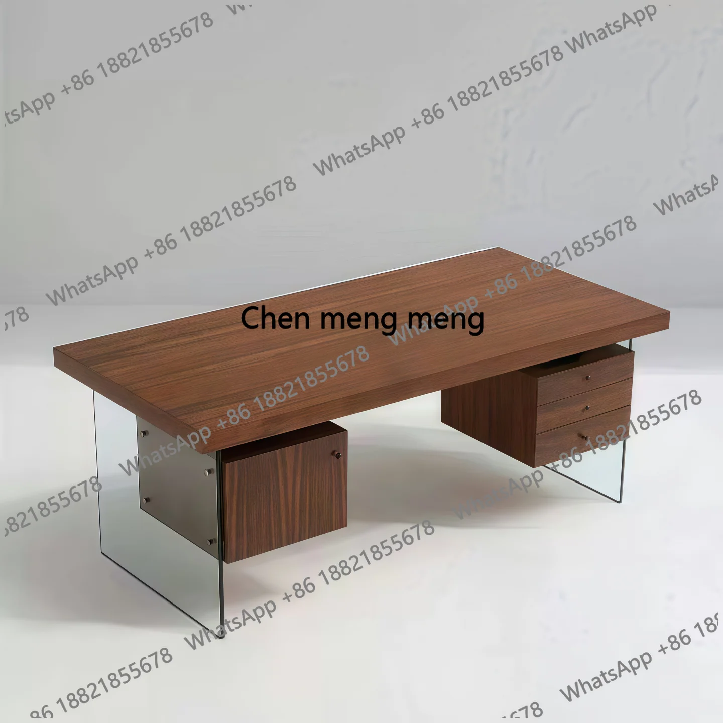 Zk178 French solid wood desk home retro learning log wind office workbench boss table