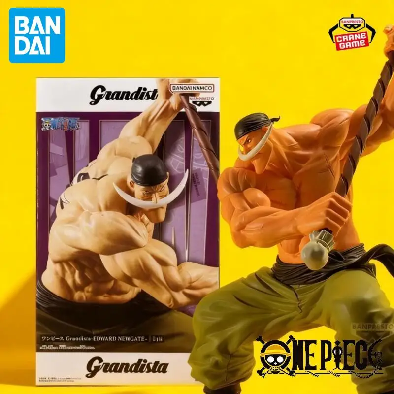 

Bandai Original Banpresto One Piece Edward Newgate Action Figures In Stock Pvc Anime Statue Model Dolls Kids Toys Festival Gifts