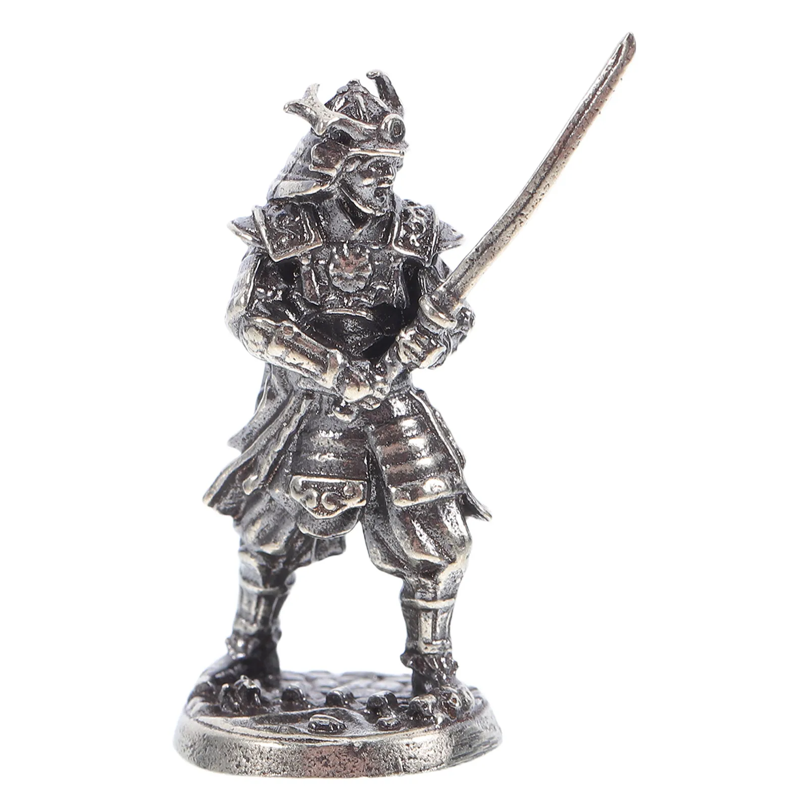 

Japanese Bushido Samurai Warrior Doll Miniature Medieval Japanese Warrior Sculpture Miniature Landscape Decoration Home Ornament