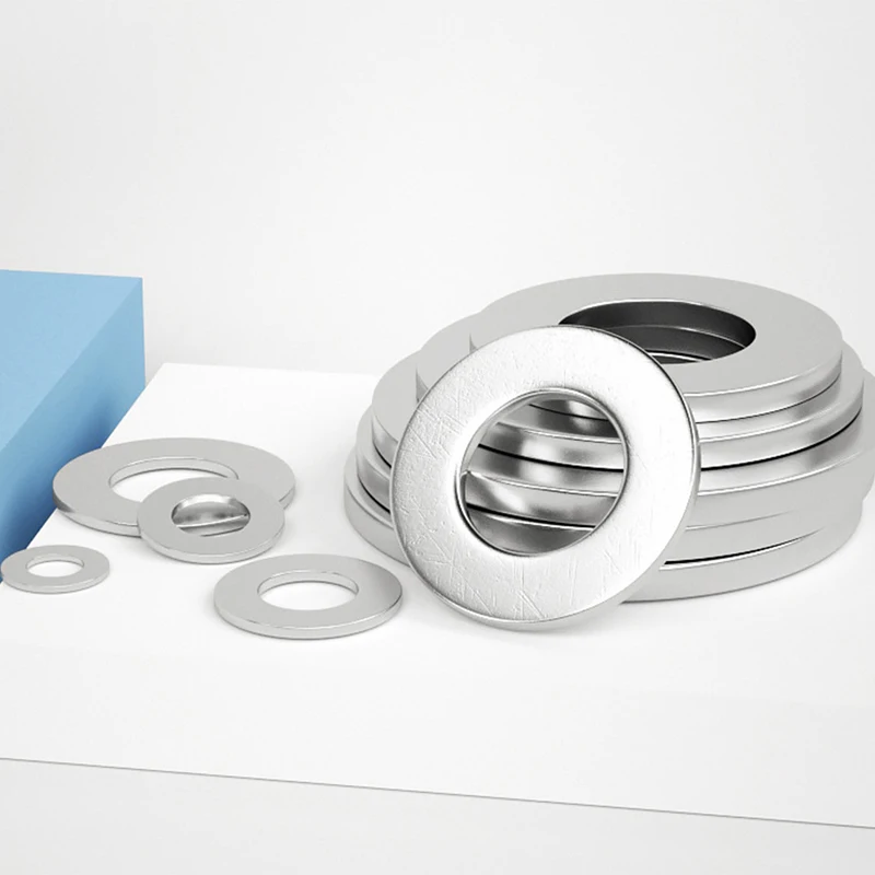 5/10/15PCS stainless steel gasket, metal flat gasket, round flat gasket, screw M3M4M8, wear-resistant and rust-proof, suital use