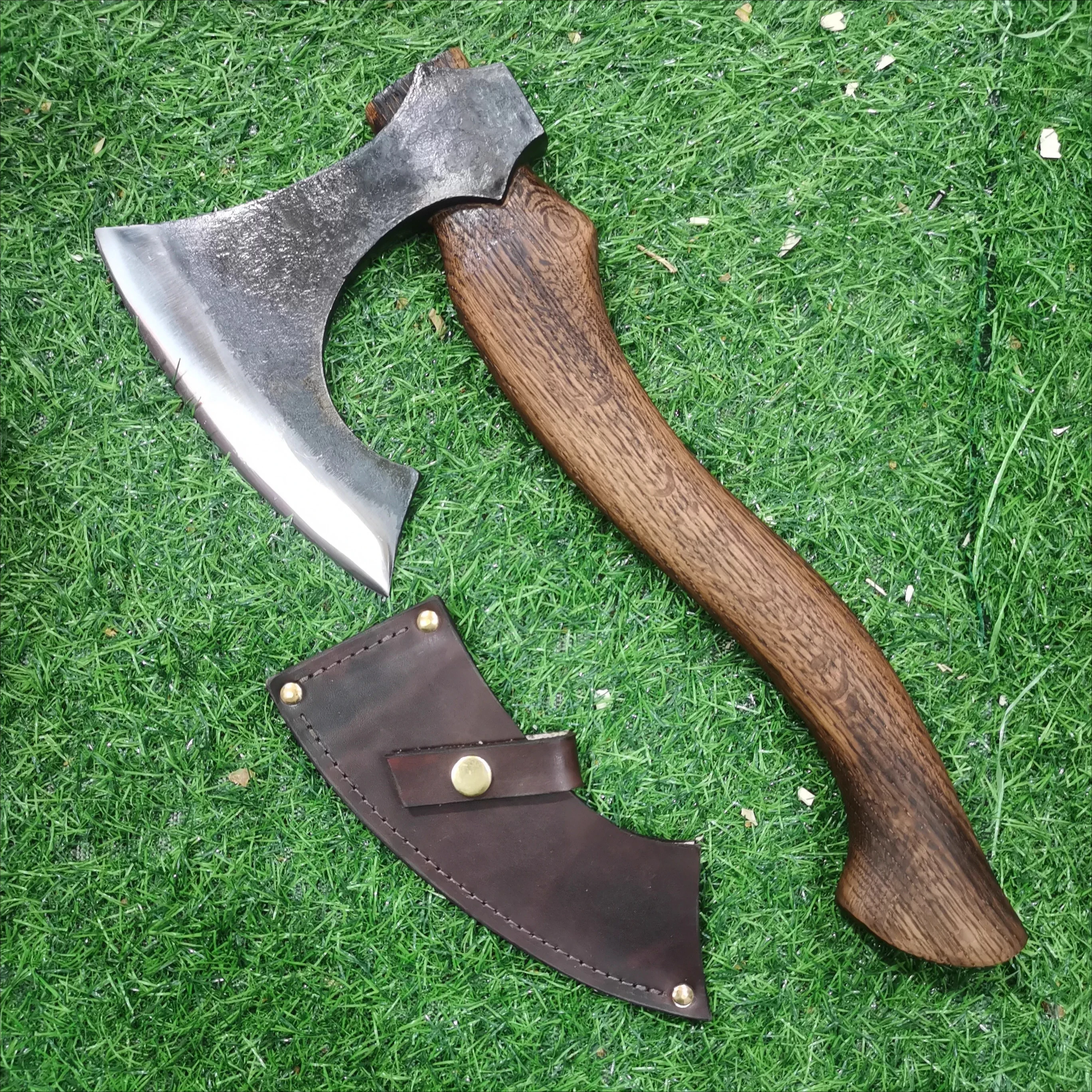 

Viking Wide Blade 65 Number Manganese Steel Tactical Camping Axe Outdoor Convenient Cutting Tool Defense Self-Defense Survival