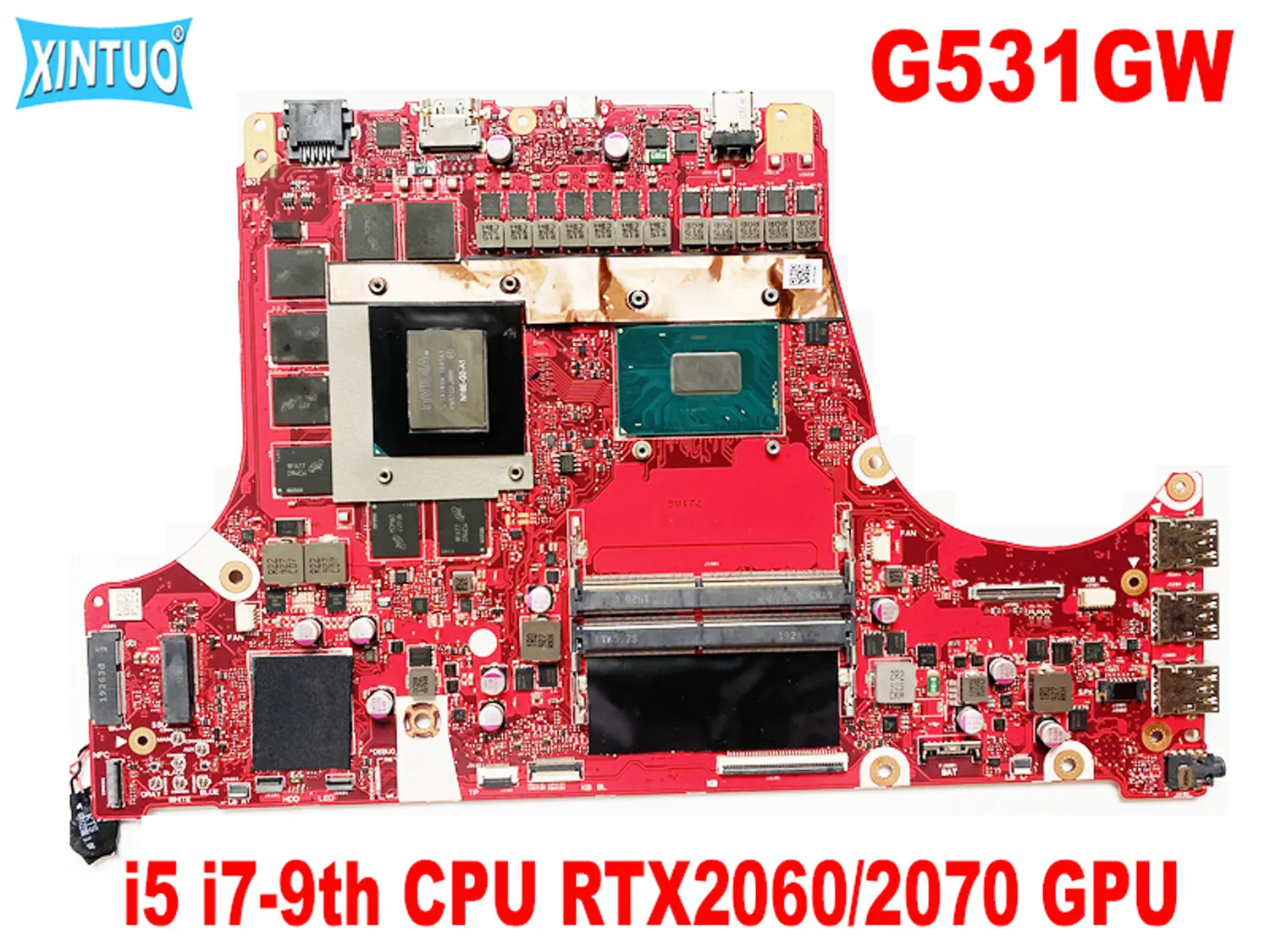 

G531GW Mainboard for ASUS S5D S7D G731GW G531GV G731GV G531GU G731GU G531GD laptop motherboard with i5 i7-9th CPU RTX2060/2070