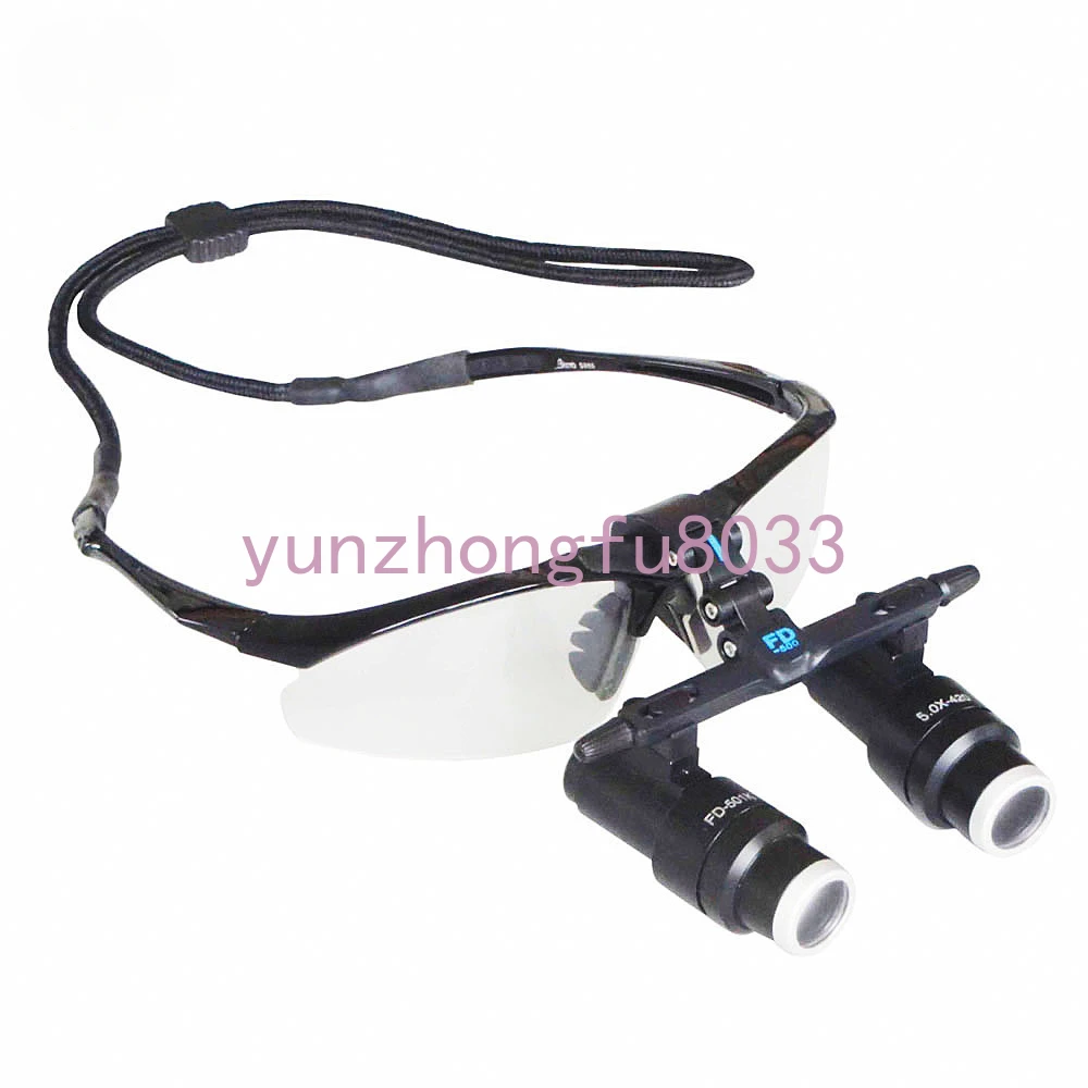 4X 5X 6X High-power Binocular Dental Loupe FD-501K Kepler Frame Type Magnifying Glasses for