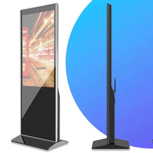 

Сенсорный 55-дюймовый ЖК-дисплей Digital Signage Android, тотемный экран для внутренней рекламной машины, напольный ЖК-дисплей