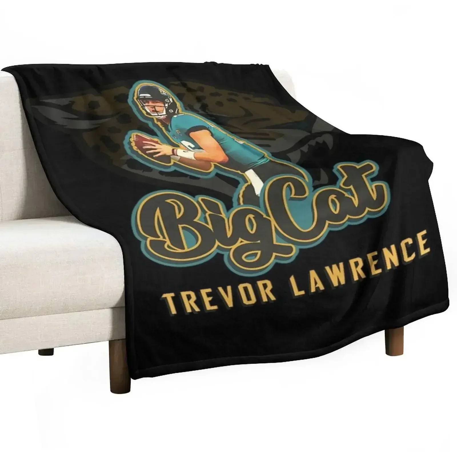 

Trevor Lawrence T-ShirtTrevor Lawrence_ Big Cat Throw Blanket Cozy Warm Blanket for Bed Room Decor