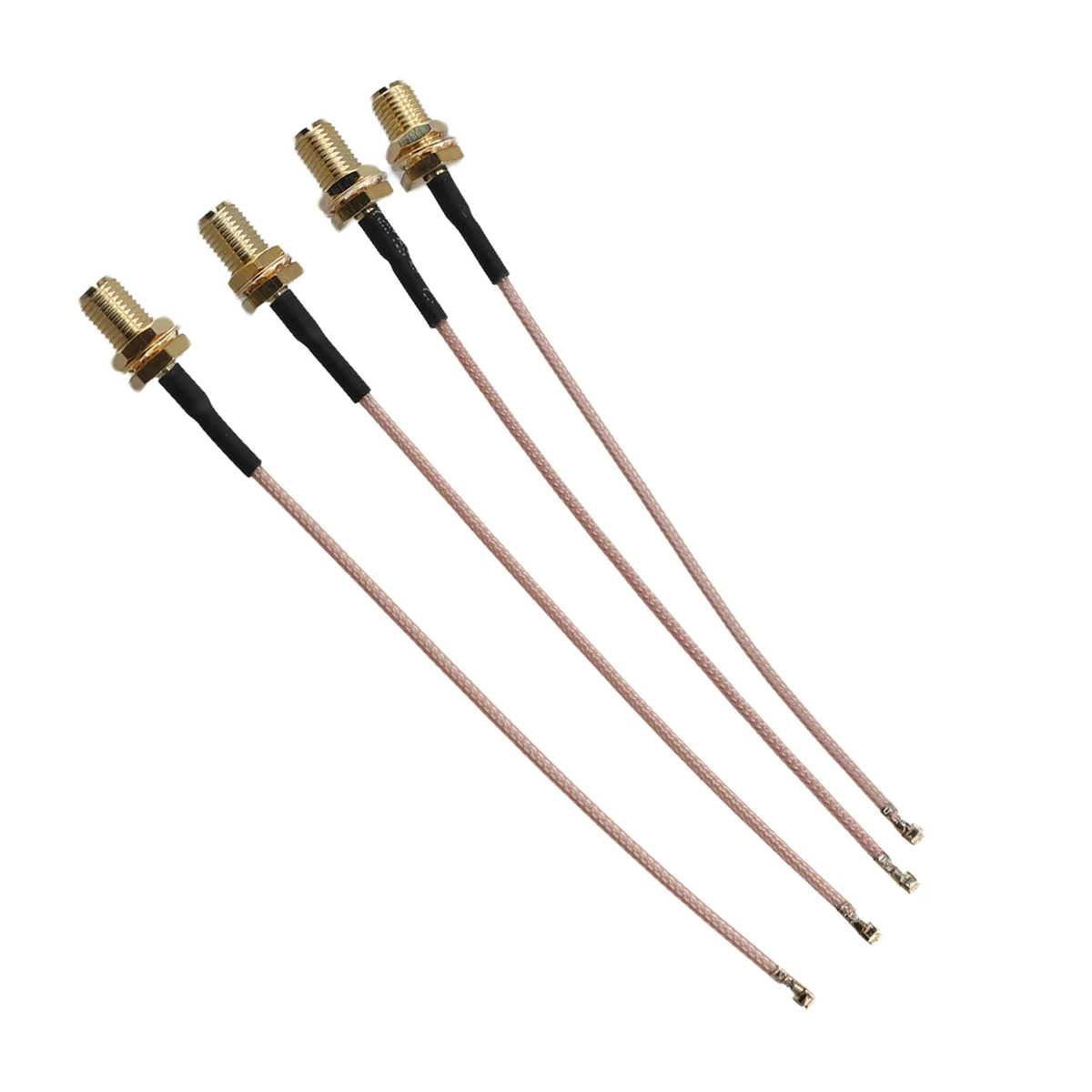 TOP Pack of 4 RF U.FL(IPEX/IPX) Mini PCI to RP-SMA Female Pigtail Antenna Wi-Fi Coaxial RG-178 Low Loss Cable (4 inch (10 cm))