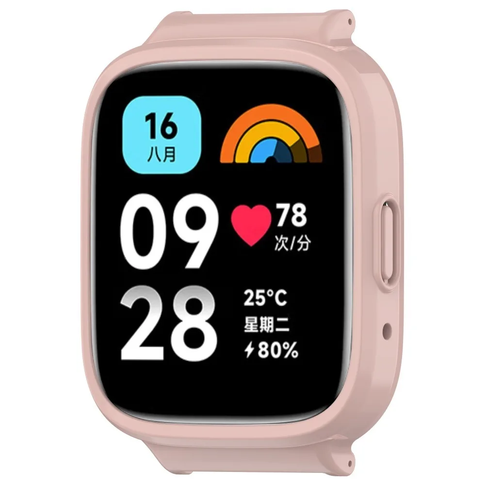 PC Watch Protective Case Half Pack Hollowed Out Watch Case Fall Prevention for Redmi Watch3 /Watch3 Active/Watch3 lite