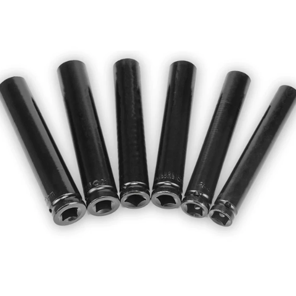 1Pcs 150-200mm Lengthening Hex Electric Impact Socket 1/2" Extra-Deep Socket Wrench Head 14-27mm Air Impact Wrench Key Tools - view 3