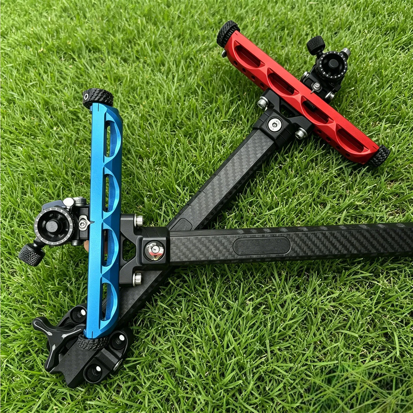9 Inch Adjustable Recurve Bow Carbon Fiber Extension Rod, Universal Archery Accessory for Outdoor Handheld Target Shooting view 2