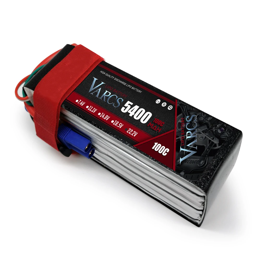 Batterie Lipo VARCS 7.4V 11.1V 15.2V 14.8V 22.2V 2S 3S 4S 6S 5400Mah 6300Mah 6500mAh 6200mAh 6750mAh 8000mAh 7000mAh per auto