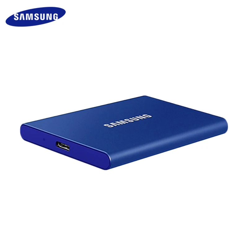 SAMSUNG Original T7 Portable Solid State Drive Encrypted USB 3.2 TYPE-C 1050MB/S SSD NVMe High Speed PSSD for Desktop Laptop