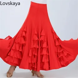 Classical Competition Practice Layered Big Swing Dancing Flamenco Dress Spanish Dance Skirt Woman