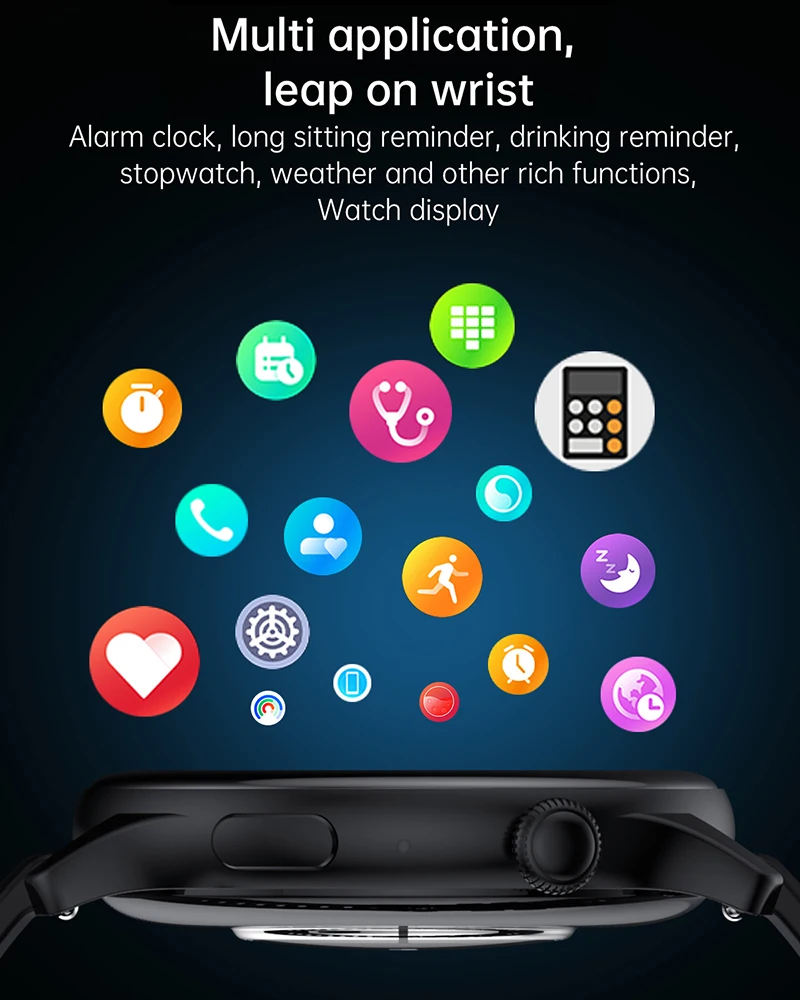 Reloj inteligente deportivo para mujer, pulsera con Bluetooth, llamadas, NFC, pantalla siempre personalizada, para Huawei y Xiaomi, 2023