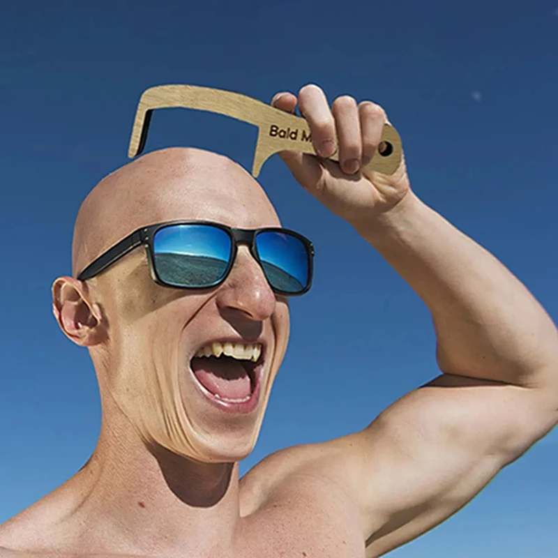 Funny Comb For Bald Men Novelty Party Favors Hair Styling Tool for Adults Weird Stuff Father's Day Gifts Cute Aesthetic Gadgets