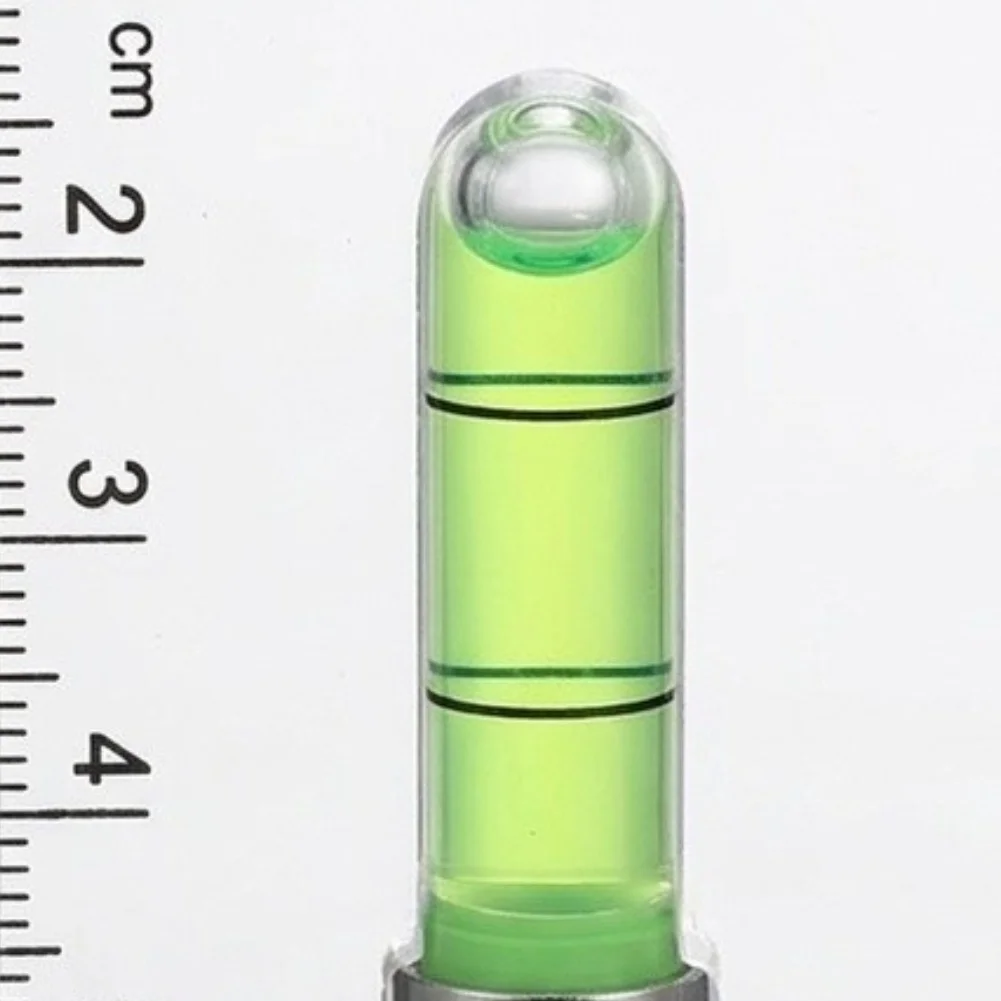 Small Bubble Aligner Powerful Magnet Round Handle Horizontal Vertical Angle Checking For Woodworking Wall Installation Hand Tool