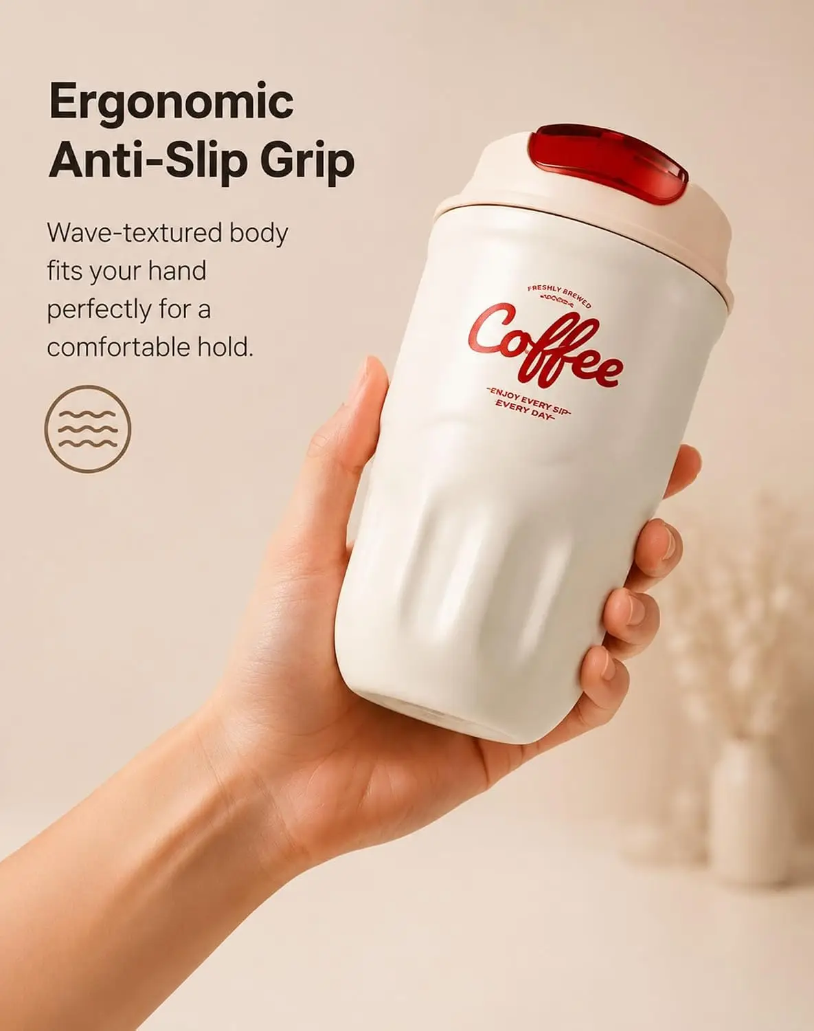 Insulated Flask Vacuum Cup Offers Stay Warm Or Cold Coffee Experience In Any Setting Camping Coffee
