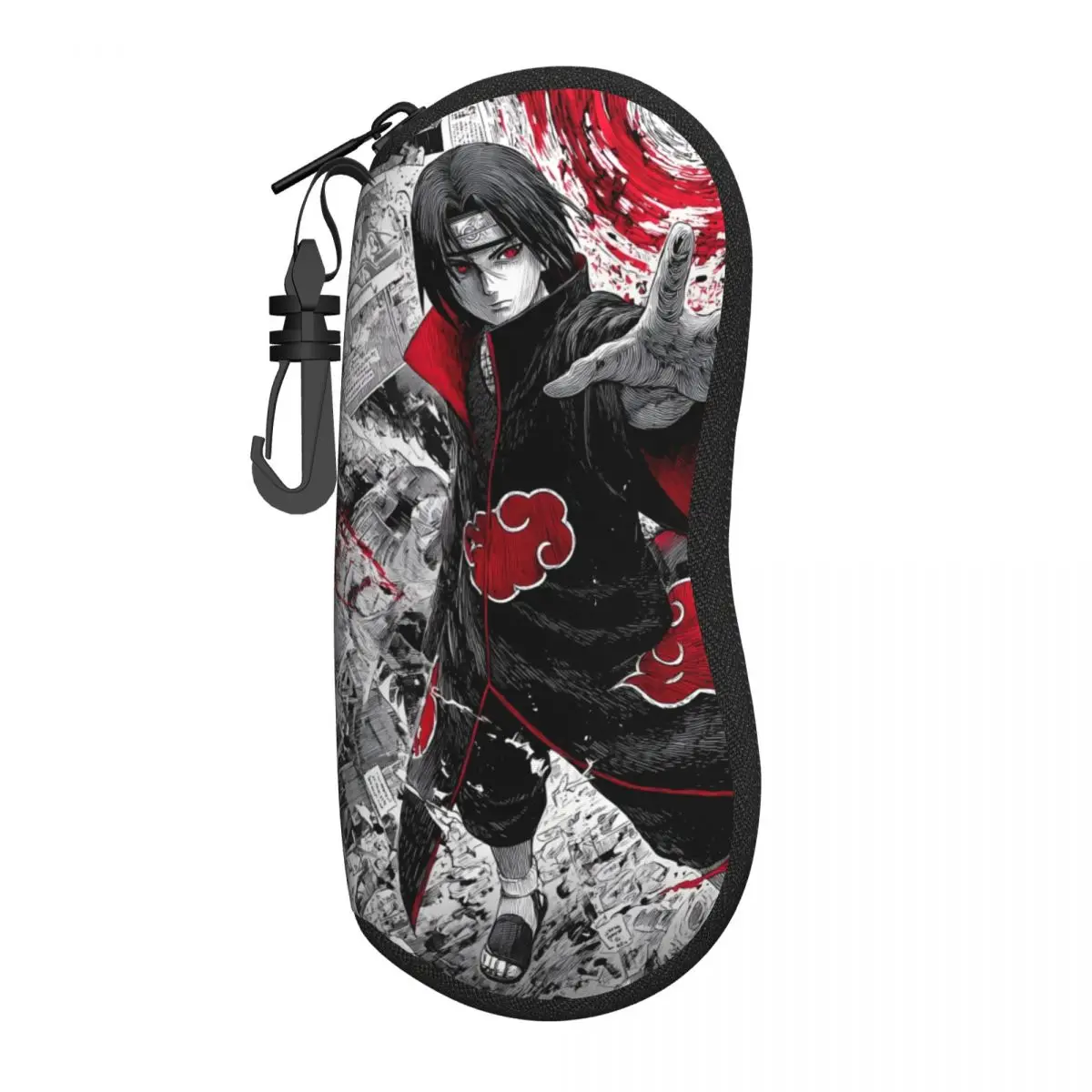 Estuche para gafas de dibujos animados personalizado U-Uchihaes I-Itachies, caja protectora suave para gafas de sol Eagle para hombres y mujeres