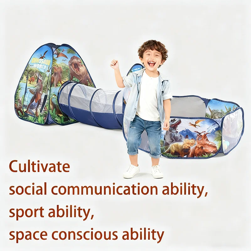 3In1 2,7 M Kinder Ball Pool mit Korb Tragbare Baby Pit Krabbeln Tunnel Ballon Laufstall Zelt Kind Indoor Outdoor garten Spielzeug Geschenk