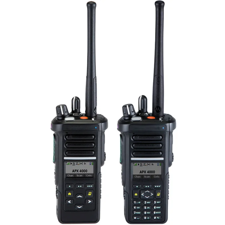 

APX 4000 APX4000 P25 IP67 GPS Bluetooth 700/800 MHz VHF UHF 900 MHz portable communication two way radio for