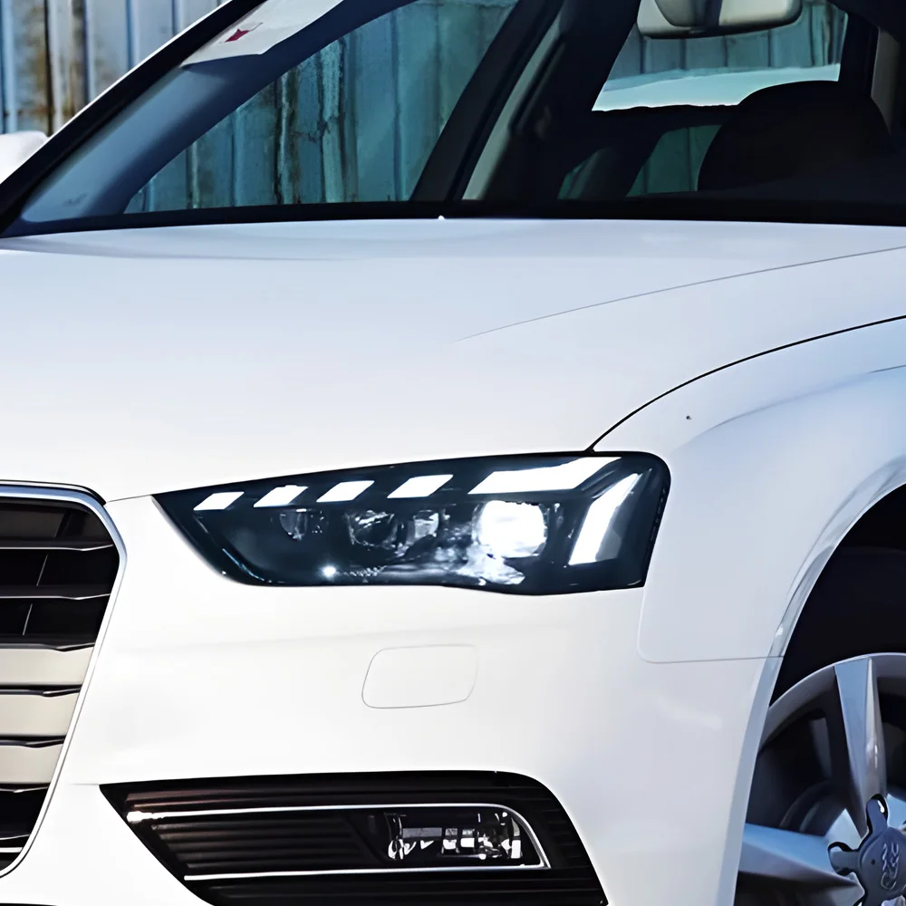 

For Audi A4 A4L S4 RS4 2013-2016 LED Auto Headlight Assembly Upgrade High Configure A5 Style Bifocal lens Car Tool Accessories