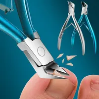 Professional Nail Clipper Cuticle Nippers For Paronychia Nail Cutters Stainless Steel Ingrown Toenail Scissors Manicure Tool