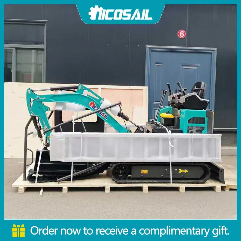 Compact 2t Mini Crawler Excavator OKW20 Low Emission Engine & 360° Rotation for Municipal Sidewalk Repair & Urban Infrastructure