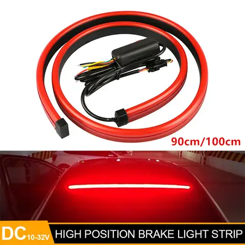 LED 자동차 하이 스톱 조명, 추가 브레이크 경고 방향 지시등, VW 골프 4 5 6 7 MK4 투란 라비다 비틀 캐디 보라 T-ROC