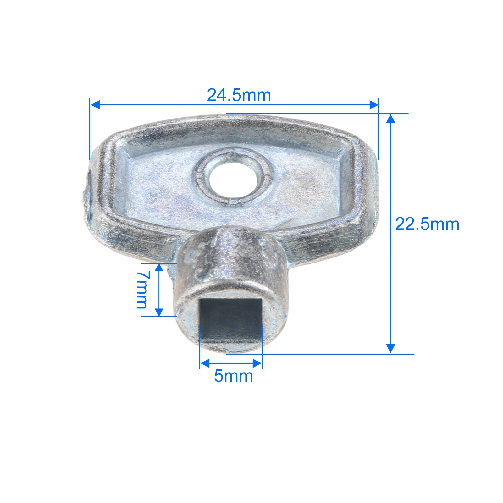 4PCS Radiator Exhaust Valve Key Square 5mm Faucet Key Water Tap Plumbing Bleeder Key Air Vent Central Heating Tool Heater Wrench