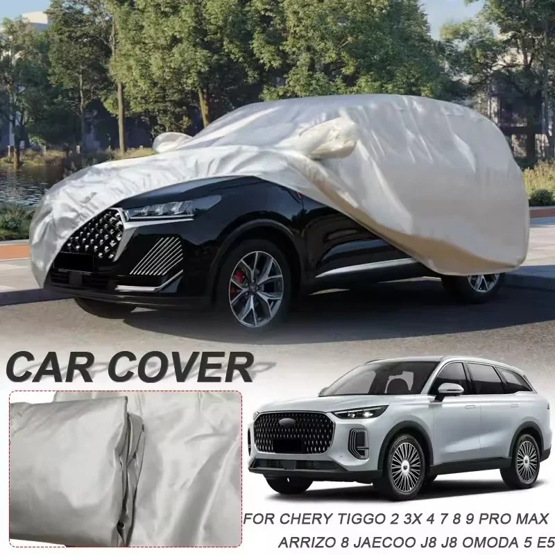 

Car Cover For CHERY ARRIZO 8, JAECOO J7,J8,omoda 5,TIGGO 2,3,4PRO,7PRO,8PRO,9,ustproof, uv resistant, and waterproof car cloth