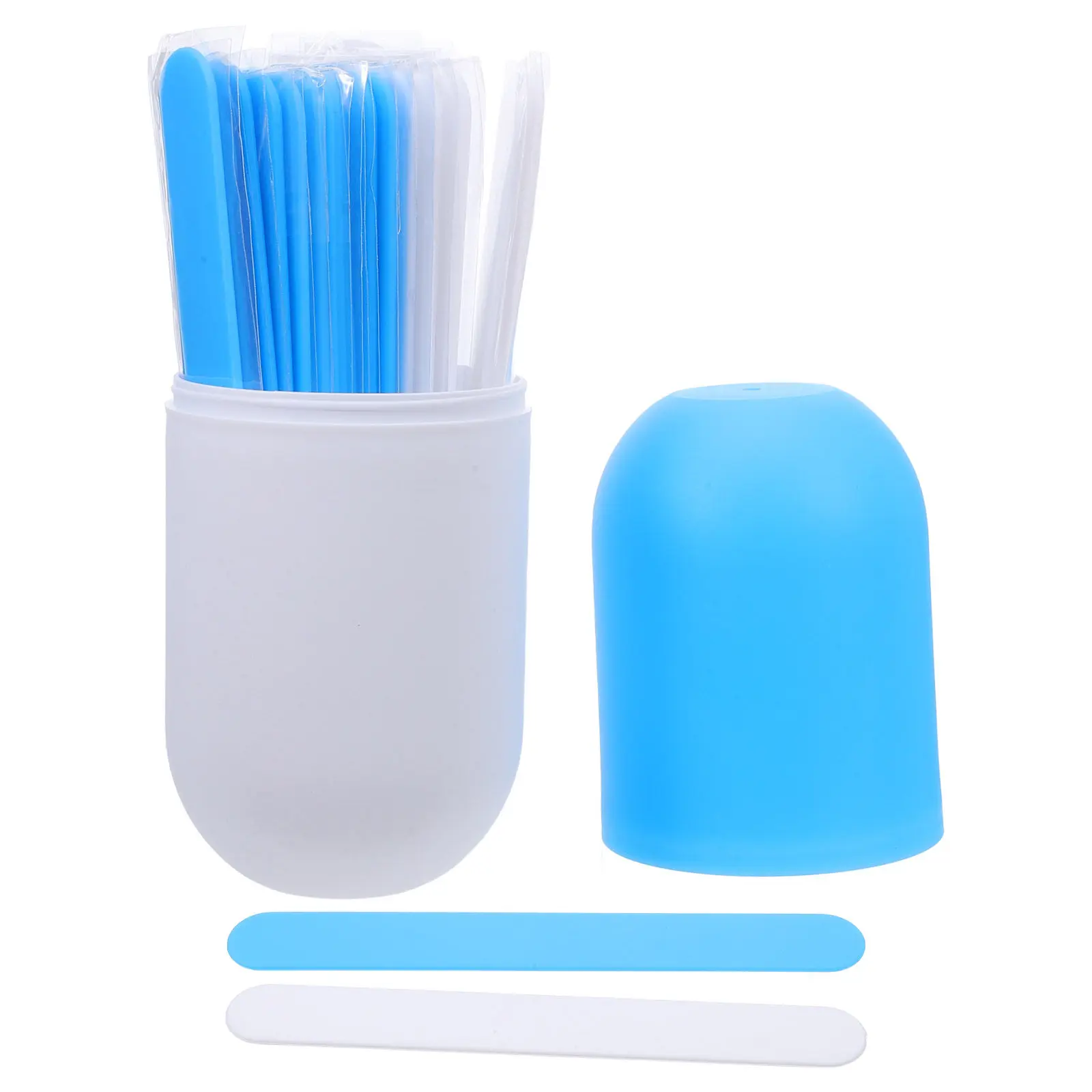 

Набор из 26 пластиковых шпателей для ротовой полости с гладкими закругленными краями, инструменты для осмотра, принадлежности для педиатрических медсестер