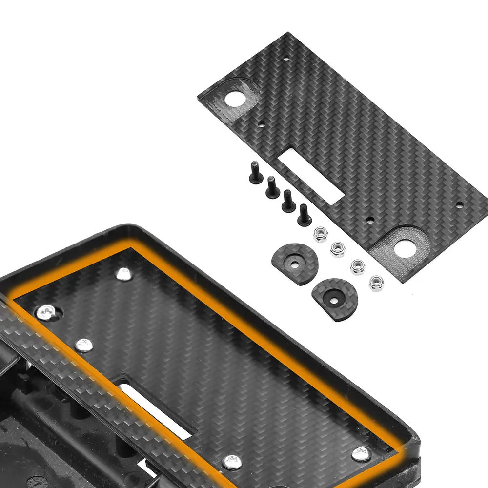 Carbon Fiber Rear chassis body Support Upgrade for 1/12 Scale Tamiya CW-01 CW01  Lunch Box RC Car Accessory Part