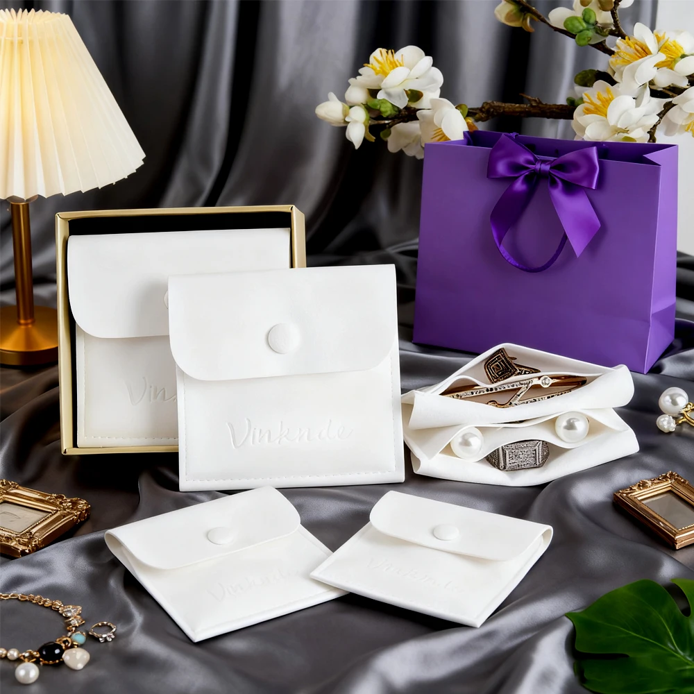 

Бархатная сумка для ювелирных изделий из микрофибры, сумка с разделителем, серьги, ожерелье, браслет, сумки для хранения, рождественская свадебная подарочная упаковка