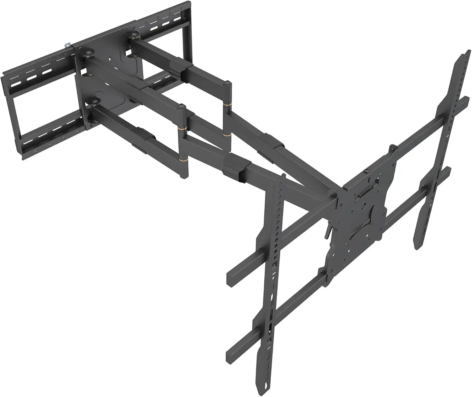 Full Motion TV Wall Mount with 39 Inch Long Extension Arms - 275 Lbs Capacity Heavy Duty Dual Arm TV Mount