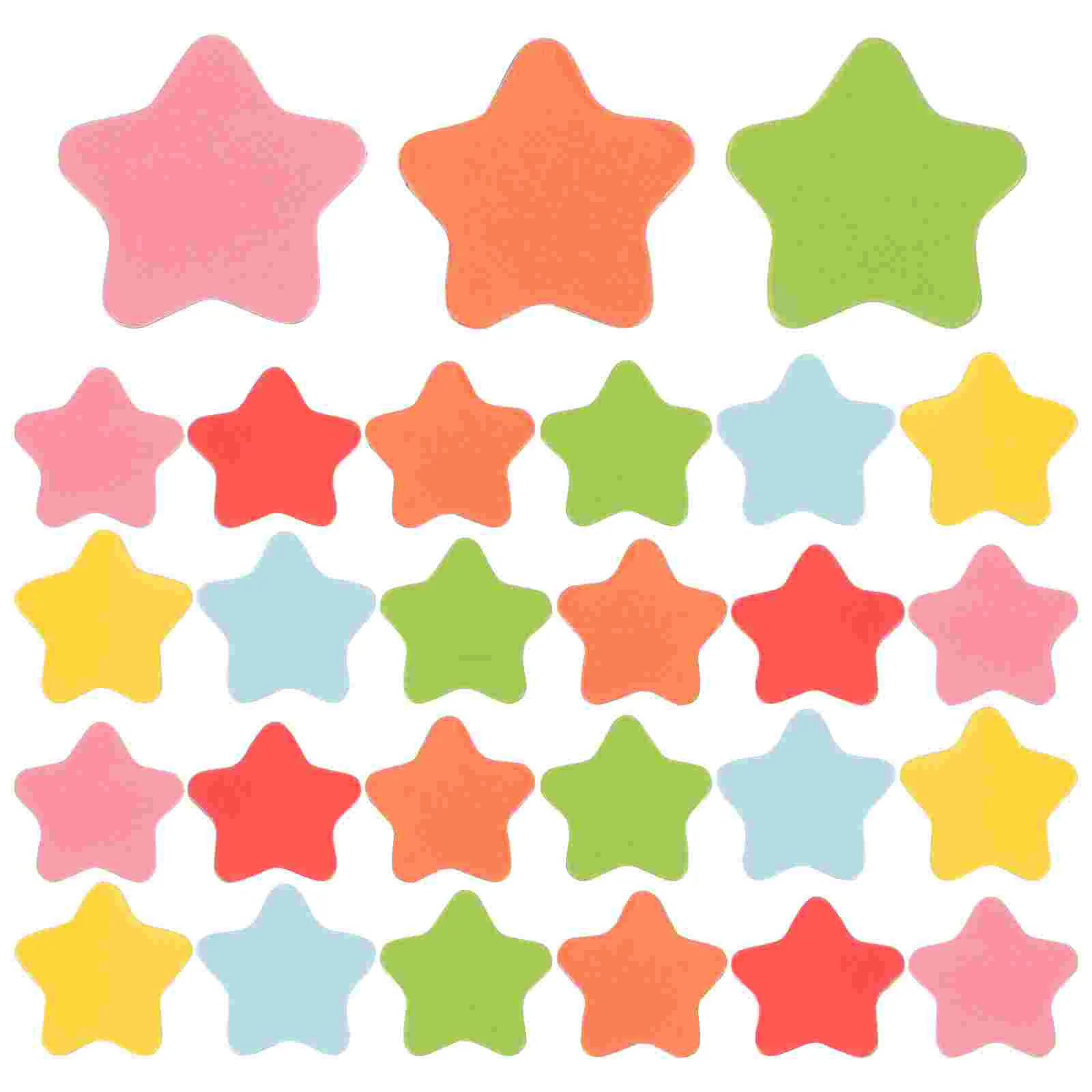 120 Pcs Magnetic White Board Fridge Magnets Refrigerator Star Shape Aldult Blackboard Sticker Stars for Kids Office