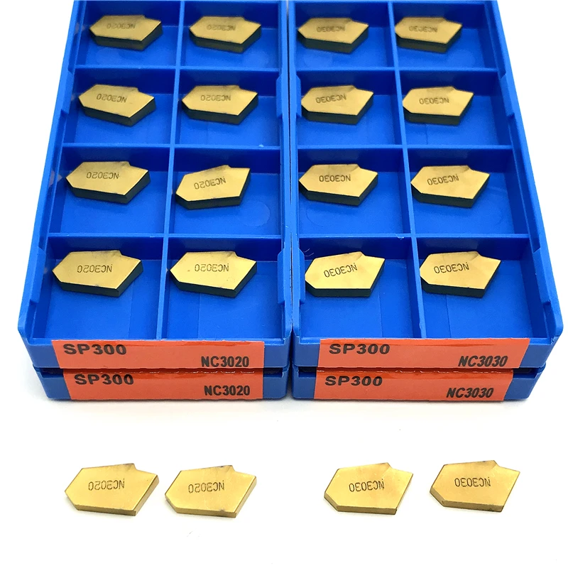 Herramienta de corte de ranurado, inserto de torneado, insertos de carburo de alta calidad, herramienta de corte de torno, SP200, SP300, SP400,