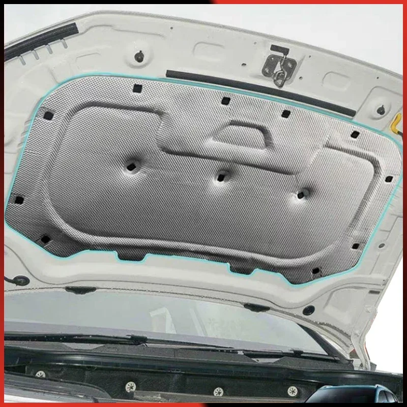 2018-2022 Soundproof Insulation Cotton Pad for VW Volkswagen Tharu 2018 2019 2020 2021 2022 Accessories Firewall Heat Sound Mat