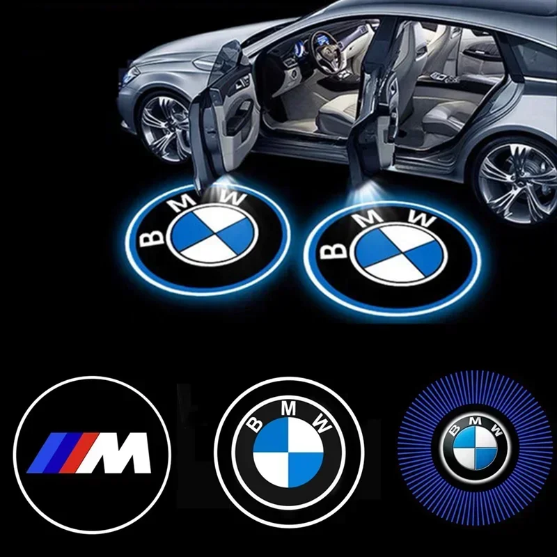 

2PCS car door LED welcome light wireless light induction lamp is suitable for BMW M1X1 X2 X3 X4 X5 X6 X7 car lamp accessories.