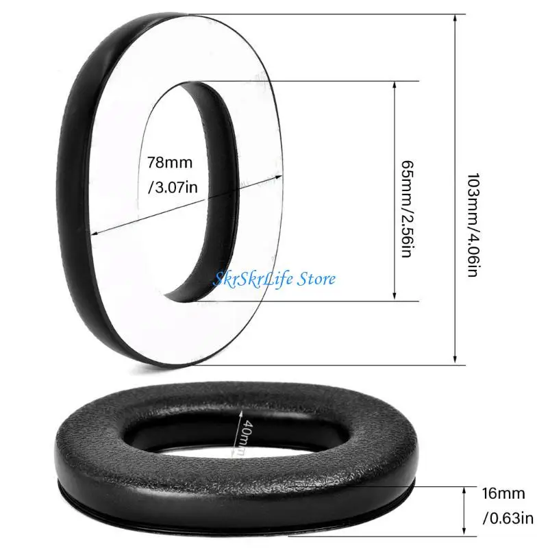 

E65E Soft Ear Pad For Headphones High Performances Ear Cushions Earmuff