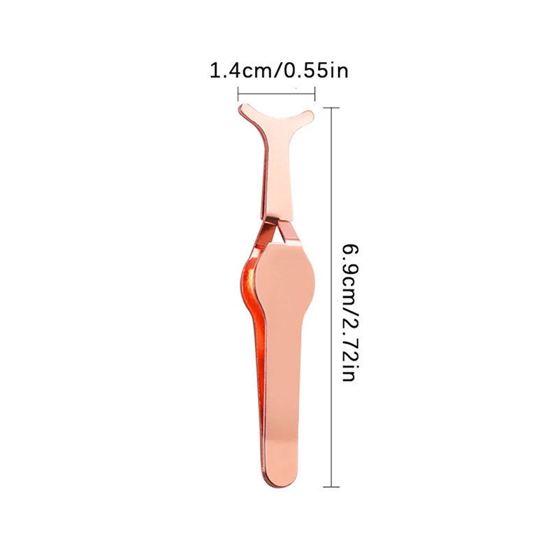 Pince à épiler antistatique en acier inoxydable, fournitures d'extension de cils, pince à épiler de précision industrielle, outils de maquillage, 1PC