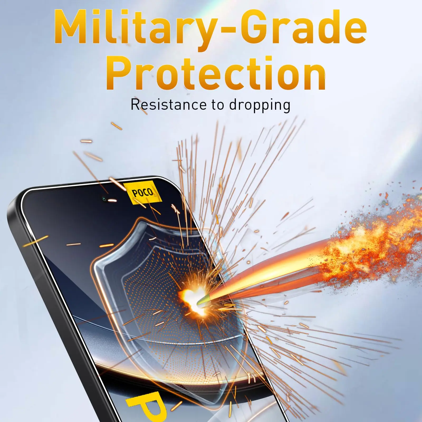 Ochraniacz ekranu do POCO F7 6,83 cala Szkło hartowane NIE Pełna osłona HD Crystal 9H Anti Scratch Case Friendly
