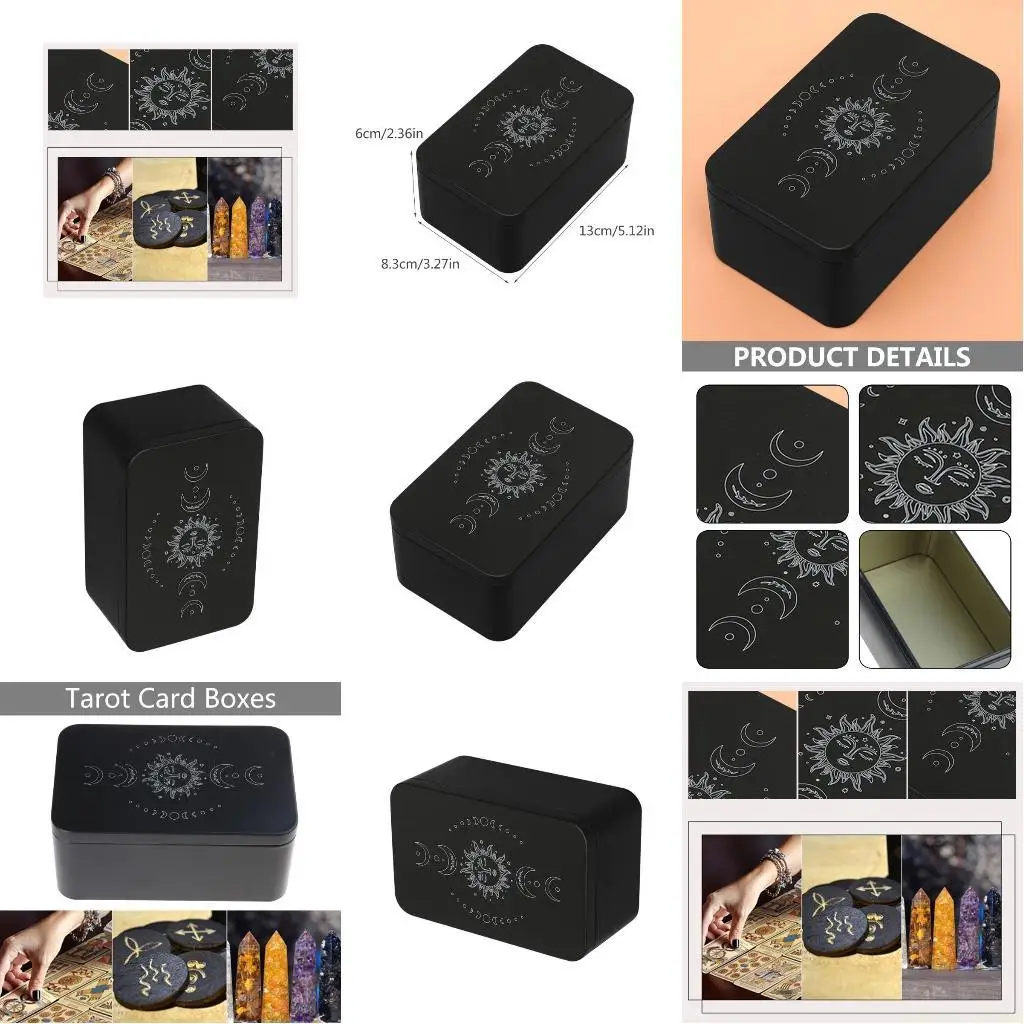 

U2JB Коробка для игральных карт Чехол для коллекционных карт Таро Банка для хранения Органайзеры для карт Чехол для карт Пустая