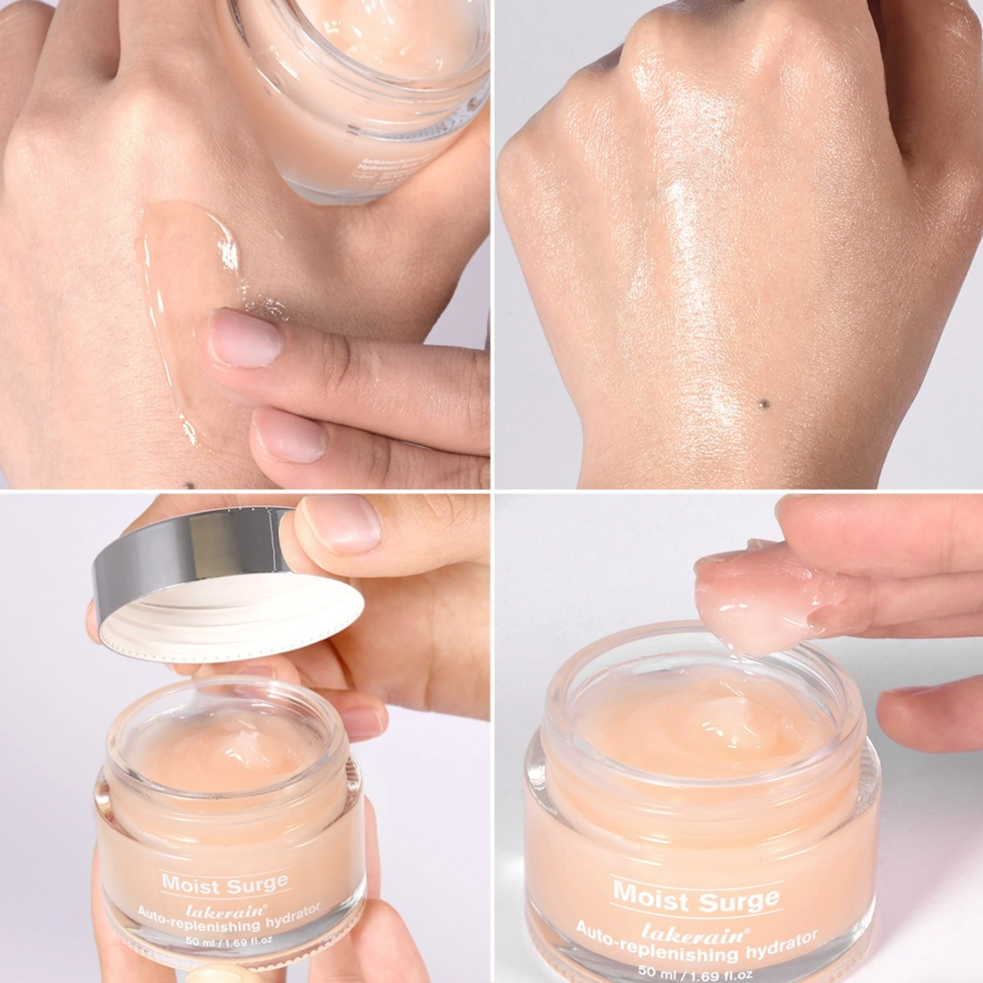 Facial Light Hydrating Gel Cream Long-lasting Moisturizing Foundation Cream Easy Absorption Deep Hydrating Moisturizing Cream