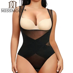Womens Shapewear Bodysuit Thong Tummy Control Butt Lifter Body Shaper Seamless Waist Trainer Corset X-shaped Stomach Girdles