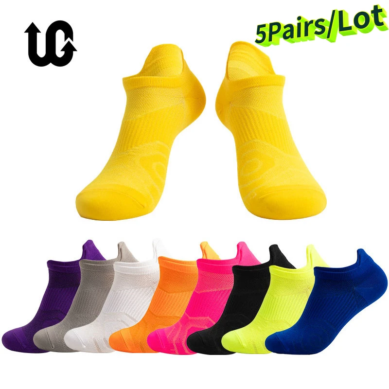 UGUPGRADE Men Running Socks Basketball Breathable Anti Slip Sport Cycling Walking Women Outdoor Sock Cotton Athletic No Sweat