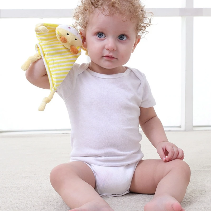 Pasgeboren Burp Cloth voor Unisex Boys kwijlen slabbetjes speeksel handdoek peuter kwijlen sjaal