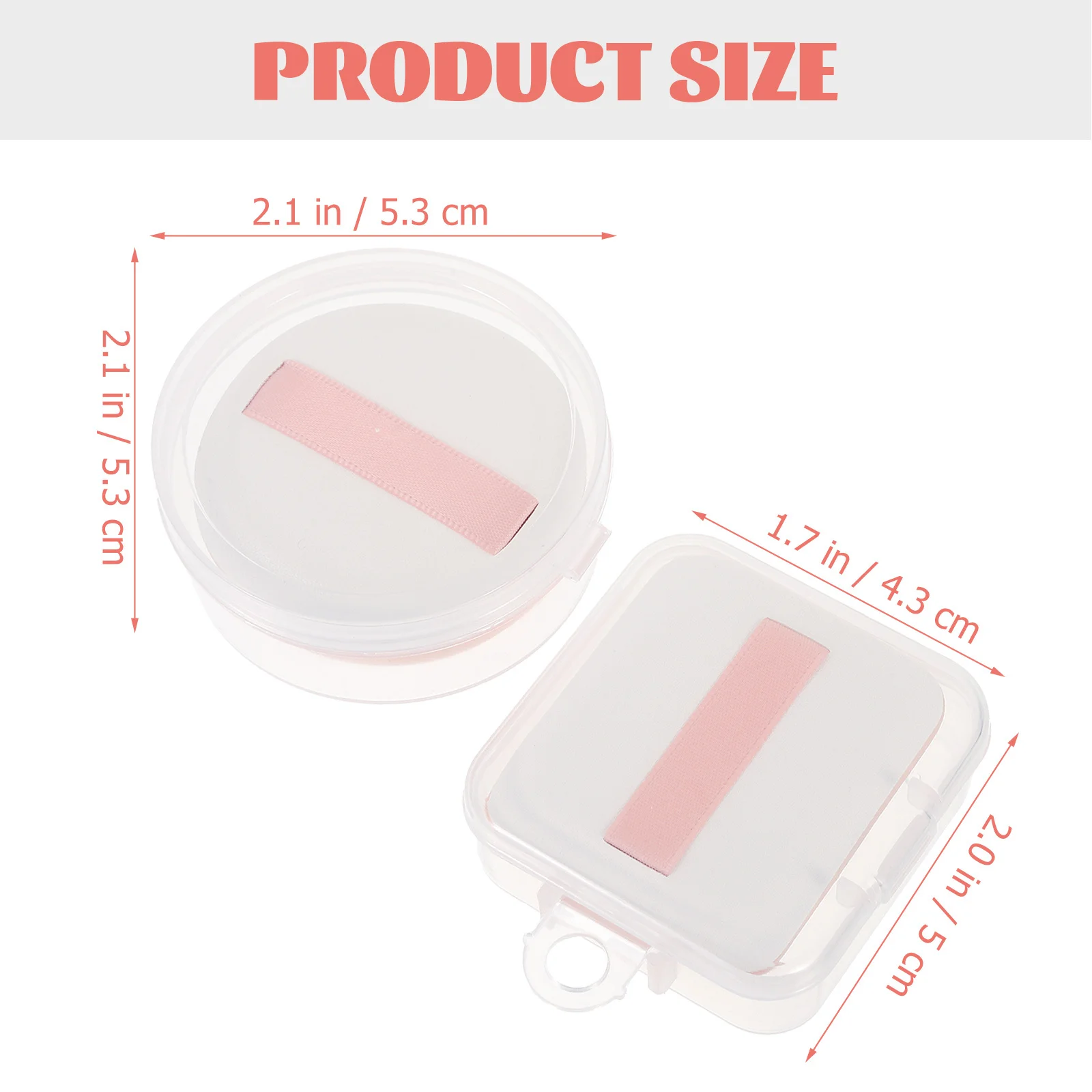 2Pcs Beauty Sponges for Makeup Full Coverage Foundation Sponge Puff Multi-Use Face Applicator for Powder Blush Contouring